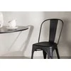 Venture Design Valgomasis kėdė, Tempe 4 vnt., 53x45x85 cm, Juoda