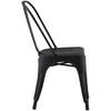Venture Design Valgomasis kėdė, Tempe 4 vnt., 53x45x85 cm, Juoda
