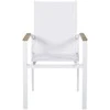 Venture Design Valgomasis kėdė, Texas 2 vnt., 60x56x90 cm, Balta