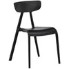 Venture Design Valgomasis kėdė, Ursholmen 2 vnt., 54x49x79.5 cm, Juoda