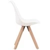 Venture Design Valgomojo kėdė, Zeno 2 vnt., 56x48x84 cm, Balta