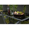 Lauko baldų komplektas Venture Design Valgomasis komplektas, Brekki, Stalas: 73x150x90 cm Kėdė: 62x108x55 cm, Juoda