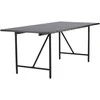 Venture Design Valgomasis stalas, Astrid, 200x90 cm, Juodas