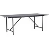 Venture Design Valgomasis stalas, Astrid, 200x90 cm, Juodas