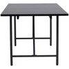 Venture Design Valgomasis stalas, Astrid, 200x90 cm, Juodas