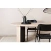 Venture Design Valgomasis stalas, Bianca ovalus, 75x200x90 cm, Balta