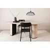 Venture Design Valgomasis stalas, Bianca ovalus, 75x200x90 cm, Balta