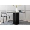 Venture Design Valgomasis stalas, Bianca, ø110 cm, Juodas