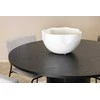Venture Design Valgomasis stalas, Bianca, ⌀110 cm, Juodas, Kėdė, Kenth, 52x76x40 cm, Šviesiai pilka