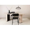 Venture Design Valgomasis stalas, Bianca ovalus, 75x200x90 cm, Balta