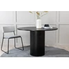 Venture Design Valgomasis stalas, Bianca, ø110 cm, Juodas