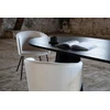 Venture Design Valgomasis stalas, Bootcut kirpimas, 115x230 cm, Juodas