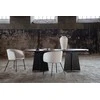 Venture Design Valgomasis stalas, Bootcut kirpimas, 115x230 cm, Juodas