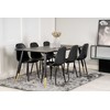 Venture Design Valgomasis stalas, Dipp, 180x90 cm, Juodas