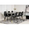 Venture Design Valgomasis stalas, Dipp, 180x90 cm, Juodas