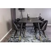 Venture Design Valgomasis stalas, Dipp, 180x90 cm, Juodas