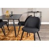 Venture Design Valgomasis stalas, Dipp, 75x120x85 cm, Juodas