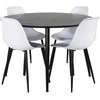 Venture Design Valgomasis stalas, Dipp, ⌀115 cm, Juodas