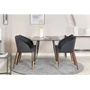 Venture Design Valgomasis stalas, Dipp, 75x120x85 cm, Juodas