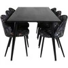 Venture Design Valgomasis stalas, Dipp, 180x90 cm, Juodas