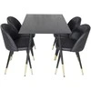 Venture Design Valgomasis stalas, Dipp, 75x120x85 cm, Juodas