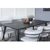 Venture Design Valgomasis stalas, Dipp, 180x90 cm, Juodas