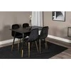 Venture Design Valgomasis stalas, Dipp, 75x120x85 cm, Juodas