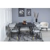 Venture Design Valgomasis stalas, Dipp, 180x90 cm, Juodas