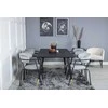 Venture Design Valgomasis stalas, Dipp, 180x90 cm, Juodas