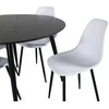 Venture Design Valgomasis stalas, Dipp, ⌀115 cm, Juodas