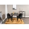 Venture Design Valgomasis stalas, Dipp, 75x120x85 cm, Juodas
