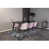 Venture Design Valgomasis stalas, Dipp, 180x90 cm, Juodas