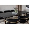 Venture Design Valgomasis stalas, Dipp, 180x90 cm, Juodas