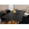 Venture Design Valgomasis stalas, Dipp, 75x120x85 cm, Juodas