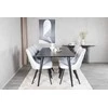 Venture Design Valgomasis stalas, Dipp, 180x90 cm, Juodas