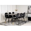 Venture Design Valgomasis stalas, Dipp, 180x90 cm, Juodas