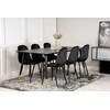 Venture Design Valgomasis stalas, Dipp, 180x90 cm, Juodas