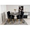 Venture Design Valgomasis stalas, Dipp, 180x90 cm, Juodas