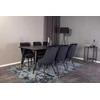 Venture Design Valgomasis stalas, Dipp, 180x90 cm, Juodas