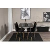 Venture Design Valgomasis stalas, Dipp, 75x120x85 cm, Juodas