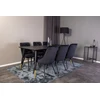 Venture Design Valgomasis stalas, Dipp, 180x90 cm, Juodas