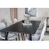 Venture Design Valgomasis stalas, Dipp, 180x90 cm, Juodas
