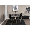 Venture Design Valgomasis stalas, Dipp, 75x120x85 cm, Juodas