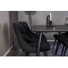 Venture Design Valgomasis stalas, Dipp, 180x90 cm, Juodas