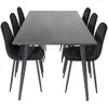 Venture Design Valgomasis stalas, Dipp, 180x90 cm, Juodas