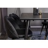 Venture Design Valgomasis stalas, Dipp, 180x90 cm, Juodas