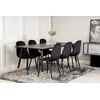 Venture Design Valgomasis stalas, Dipp, 180x90 cm, Juodas