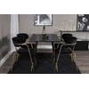 Venture Design Valgomasis stalas, Dipp, 75x120x85 cm, Juodas