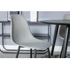 Venture Design Valgomasis stalas, Dipp, ⌀115 cm, Juodas / Valgomasis kėdė, Polar, 58x81x45.5 cm, Pilka