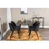 Venture Design Valgomasis stalas, Dipp, 75x120x85 cm, Juodas